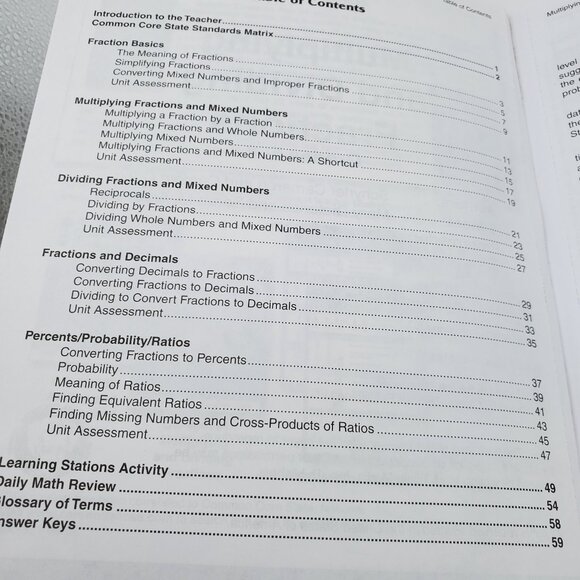 Grade 8 Mathematics Workbooks for Home or Classroom - Picture 5 of 7